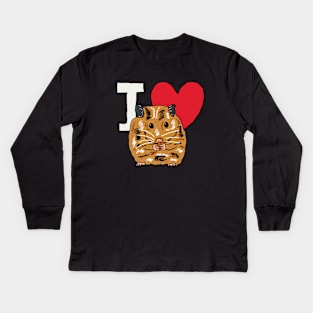 I Love Hamsters Kids Long Sleeve T-Shirt